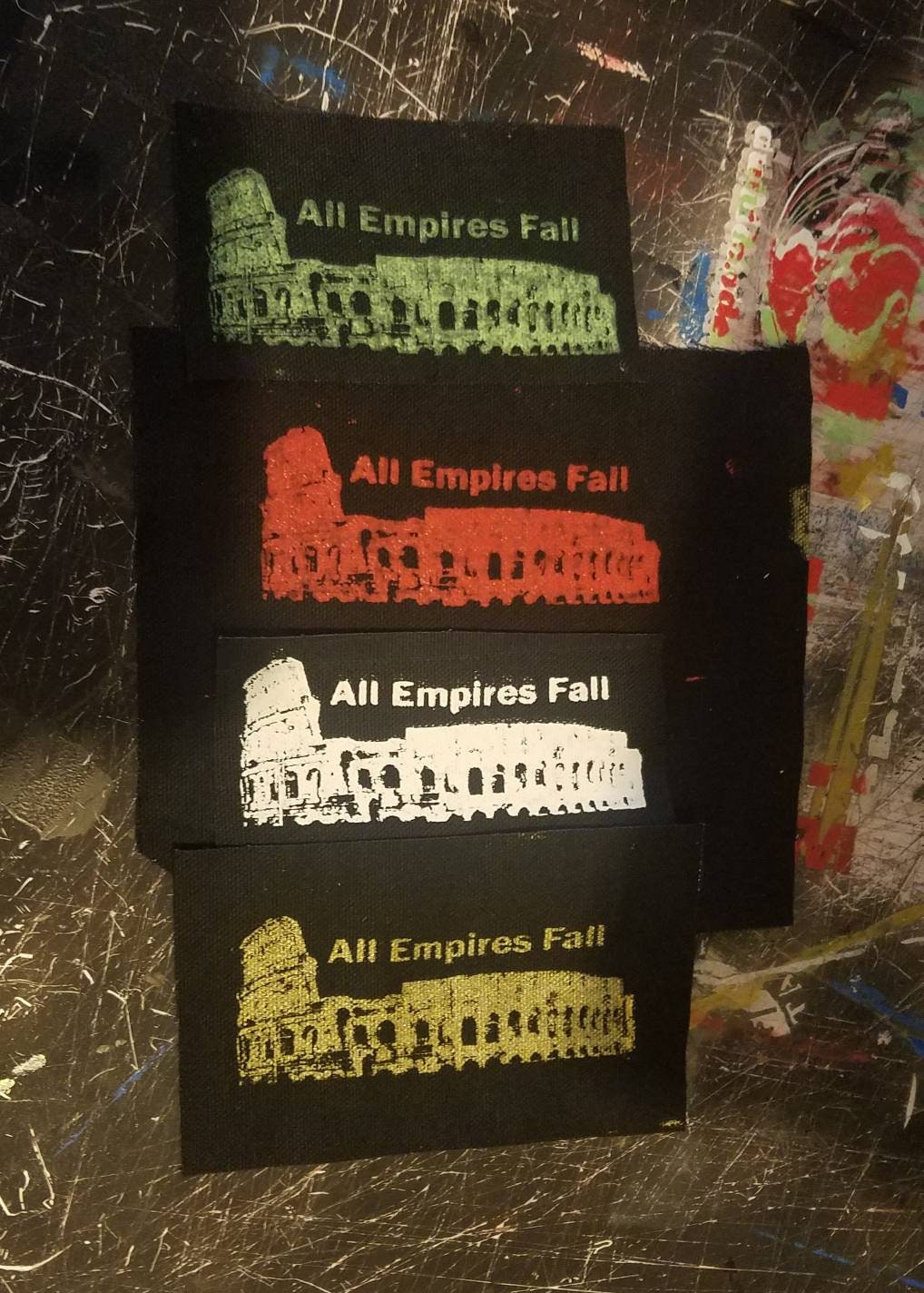 EMPIRES FALL - Punk Patch - Historical Reminder