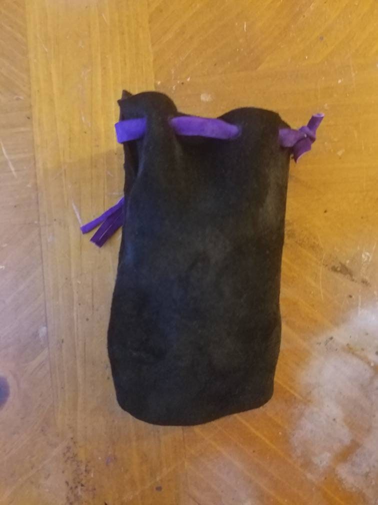 Witch’s Pocket: Hand-Stitched Leather Pouch