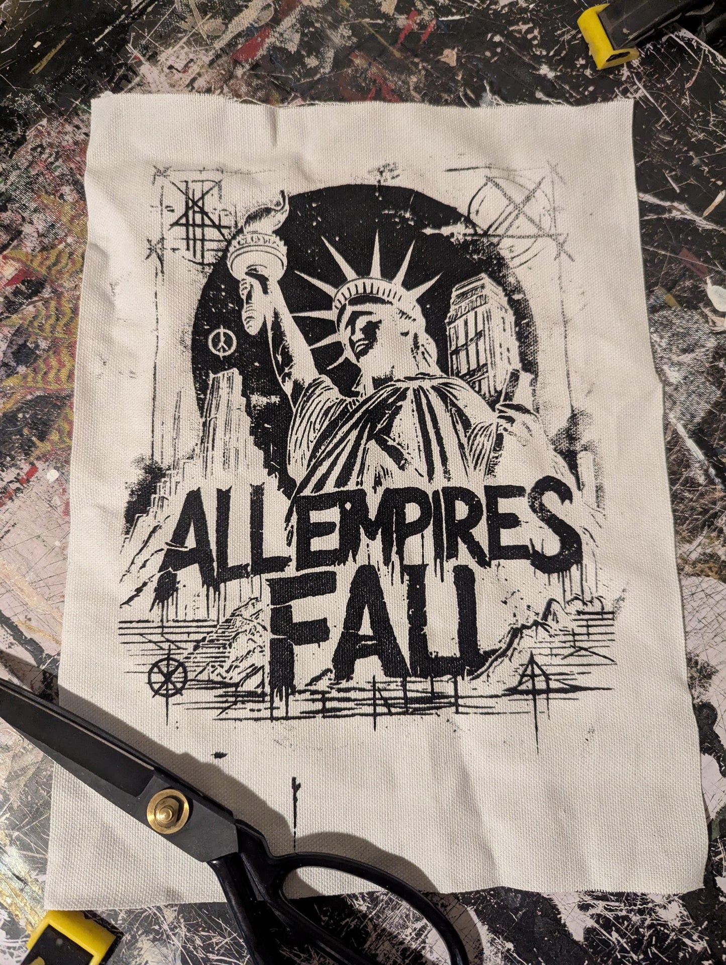 Empires Fall - New - Back Patch
