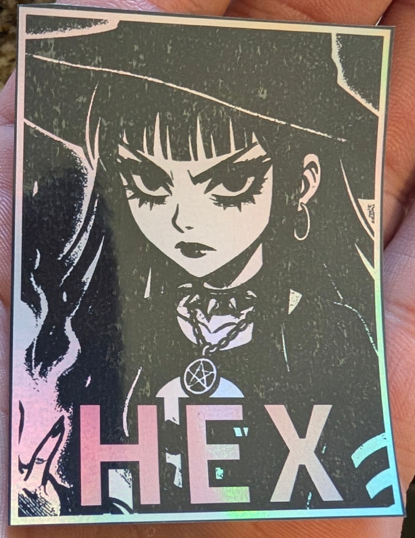 Hex - Echo Noir Vinyl Sticker - Unlimited Edition