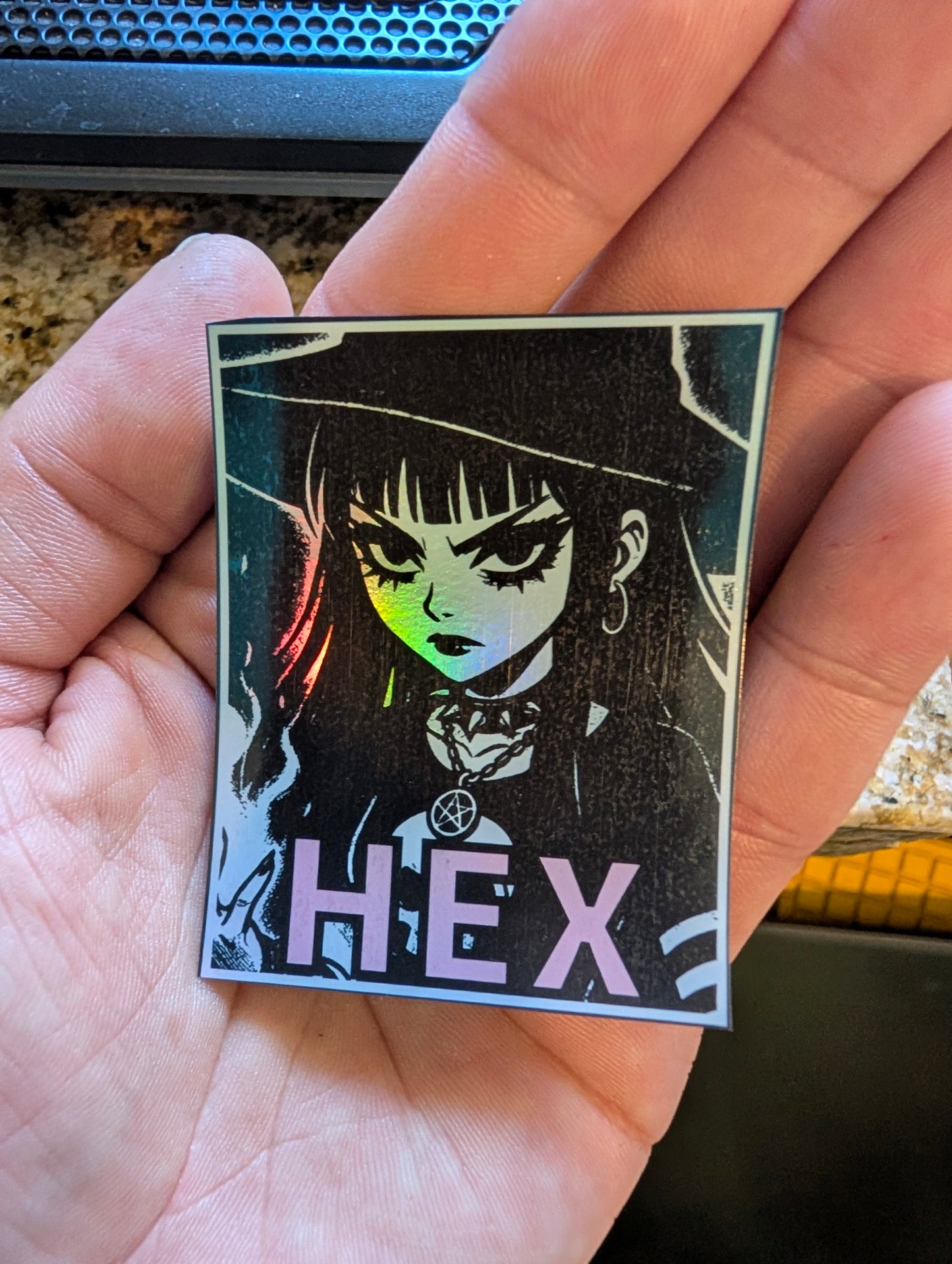 Hex - Echo Noir Vinyl Sticker - Unlimited Edition