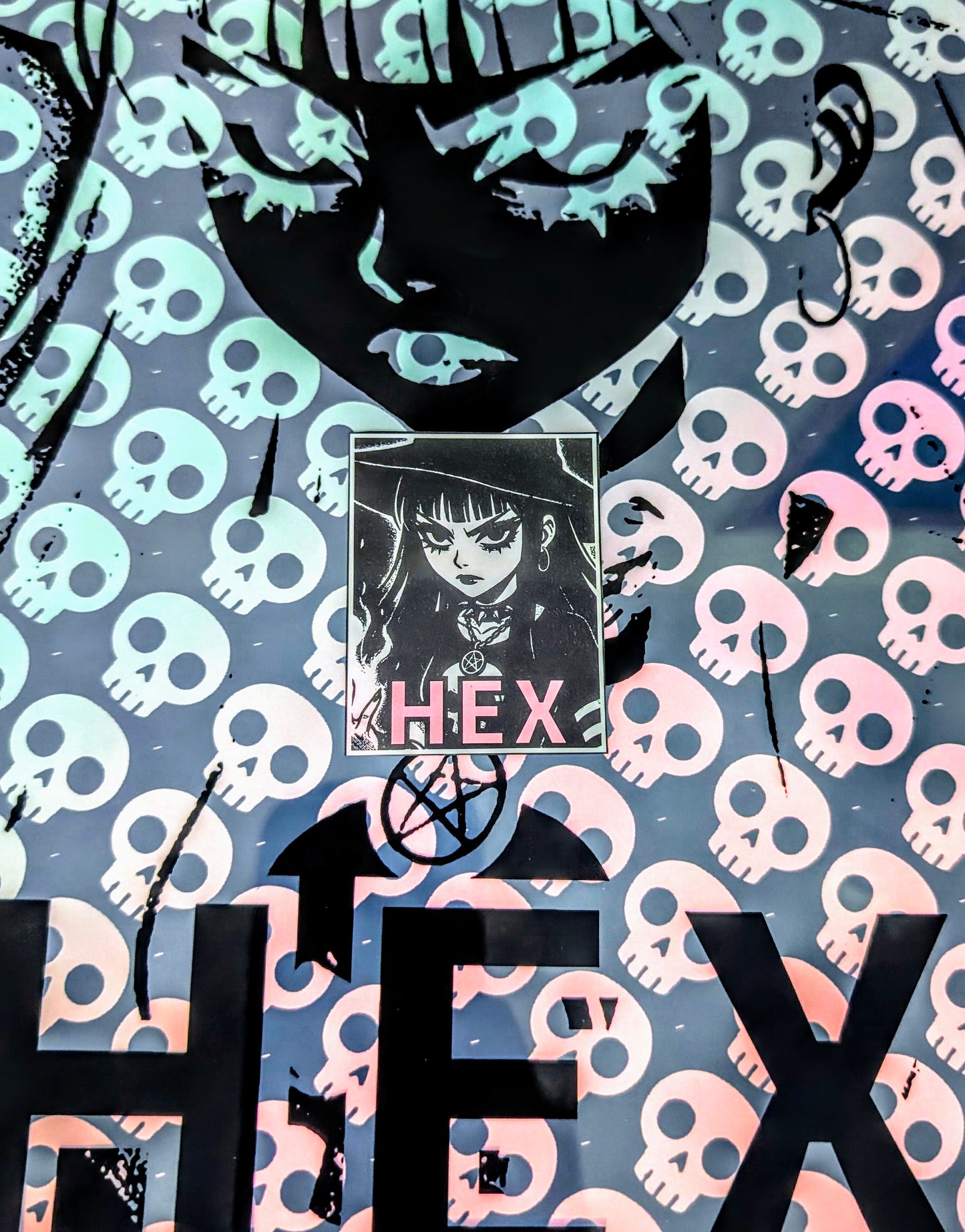 Hex - Echo Noir Vinyl Sticker - Unlimited Edition