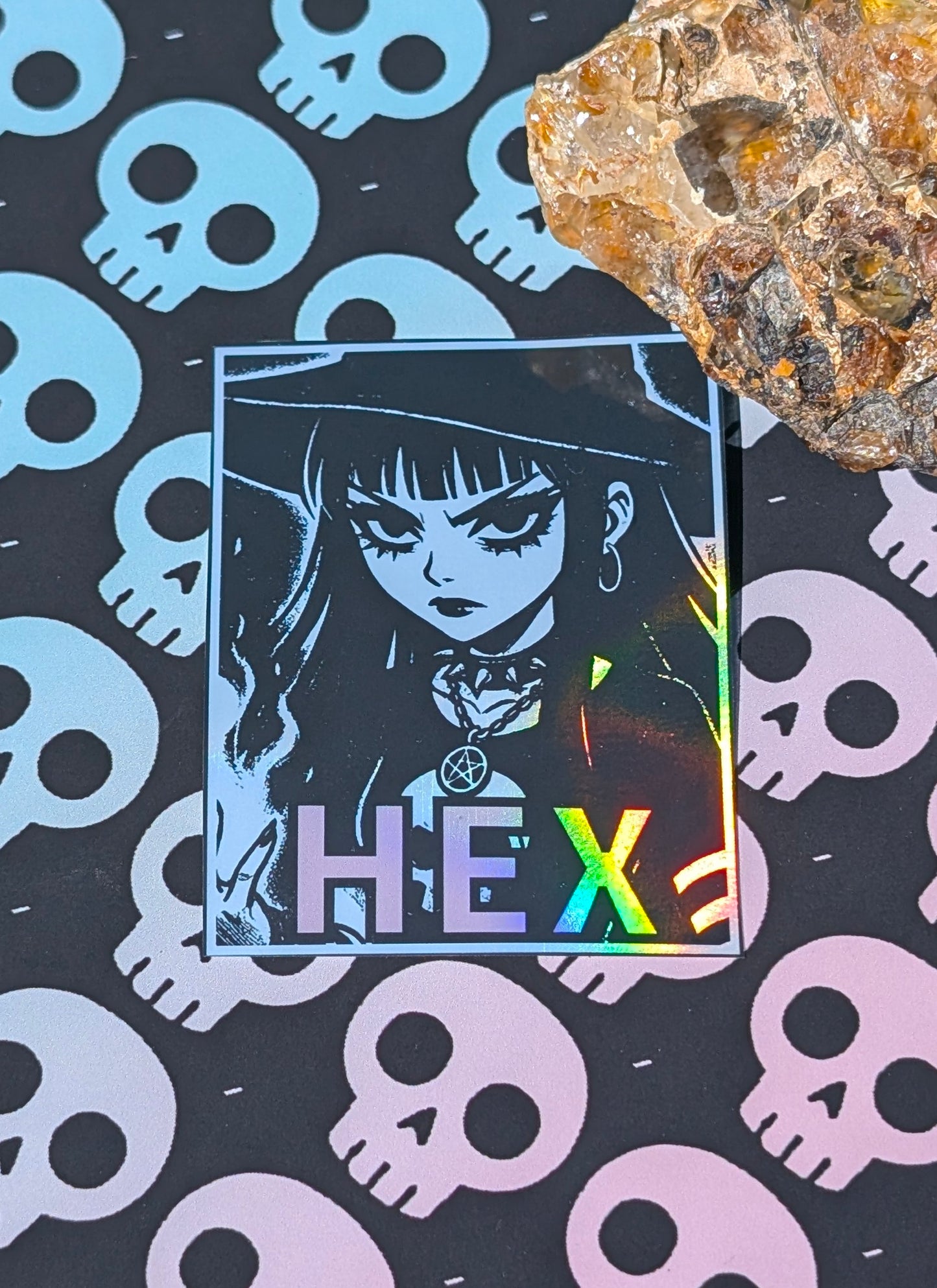 Hex - Echo Noir Vinyl Sticker - Unlimited Edition