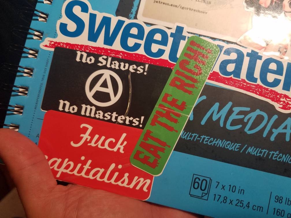 Eat the Rich - Anti Capitalism Vinyl Sticker