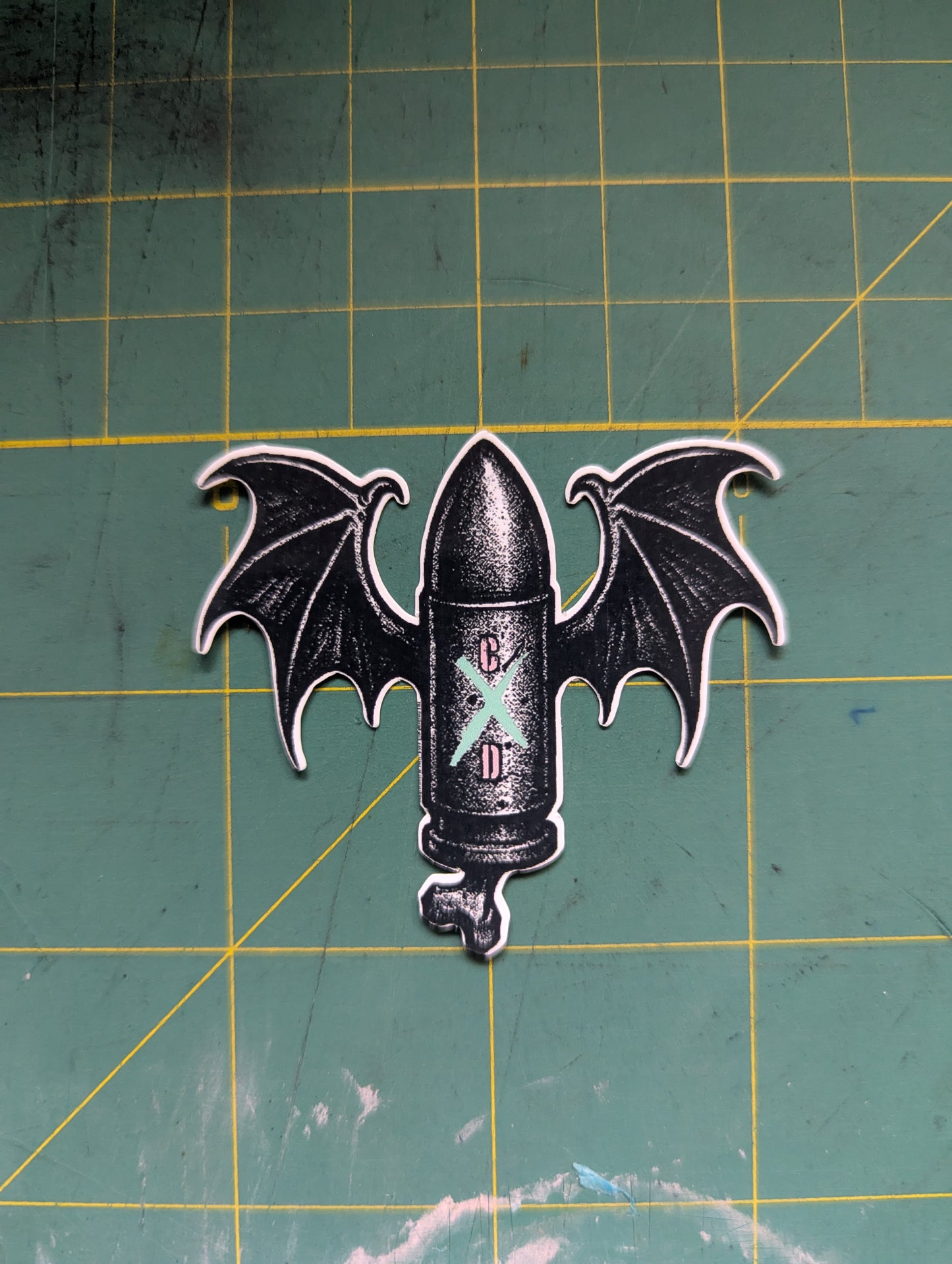 Bullet with the Bat Wings – Cute and Destroy™ Sticker