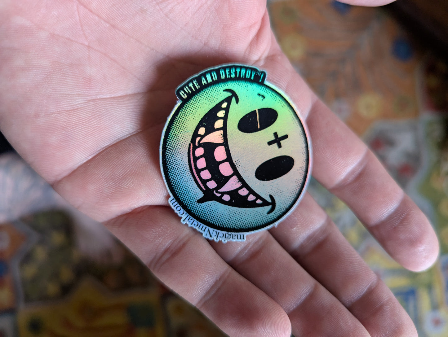 Vampire Smiley – Cute and Destroy™ Sticker