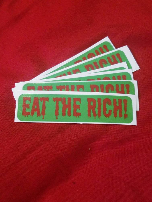 Eat the Rich - Anti Capitalism Vinyl Sticker
