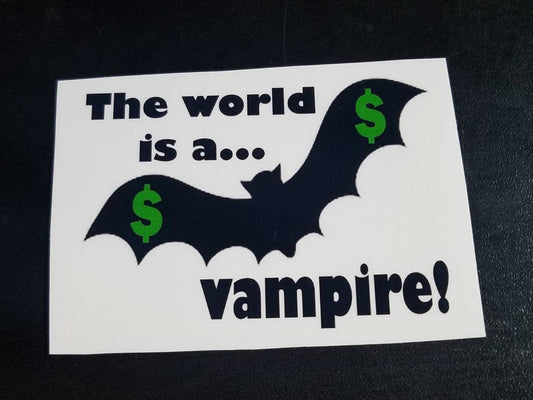World Vampire Vinyl Sticker