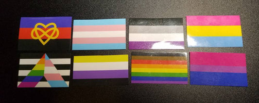 Straight Ally Flag - Pride Support - Vinyl Sticker