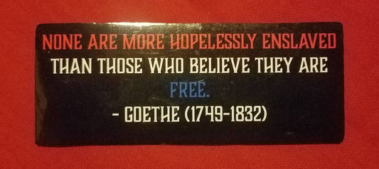 Goethe Quote vinyl sticker