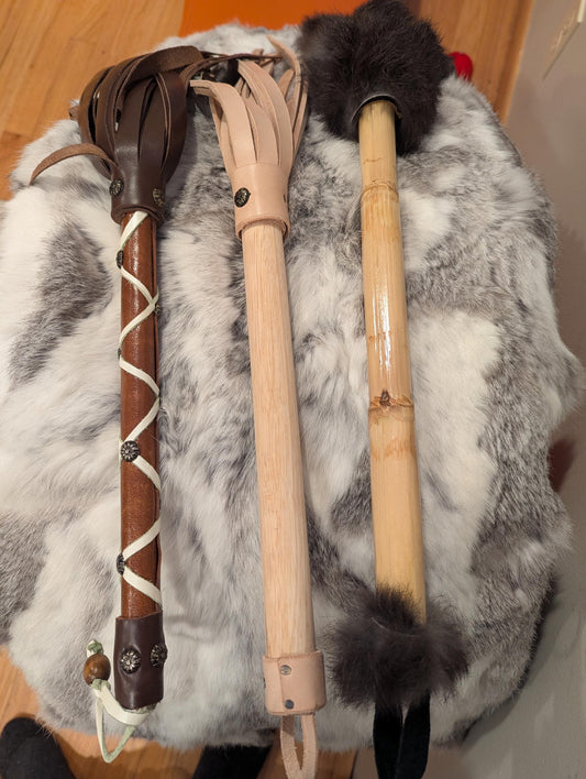 Handmade BDSM Flogger (14-28 tails) Split Suede