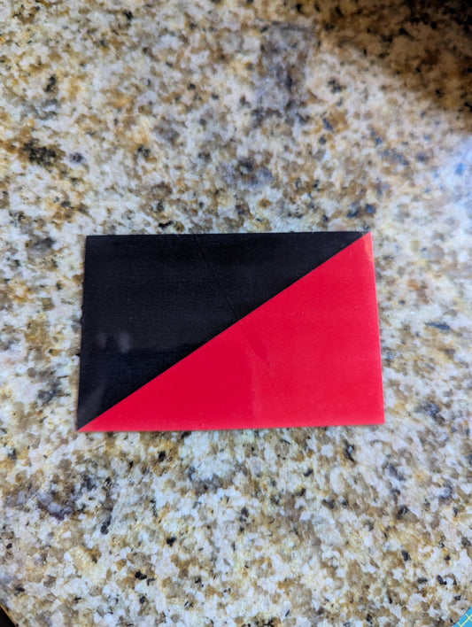 Industrial Syndicalism An. Com. Flag Sticker