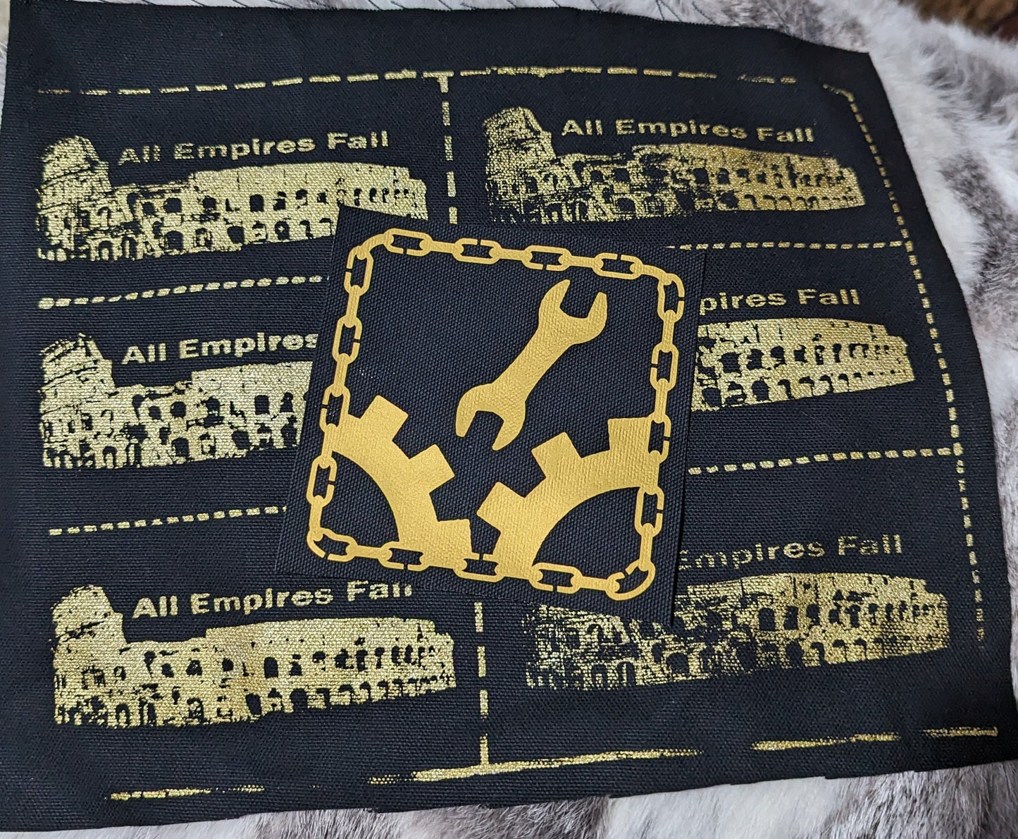 Sabotage patch - raw edge punk aesthetic