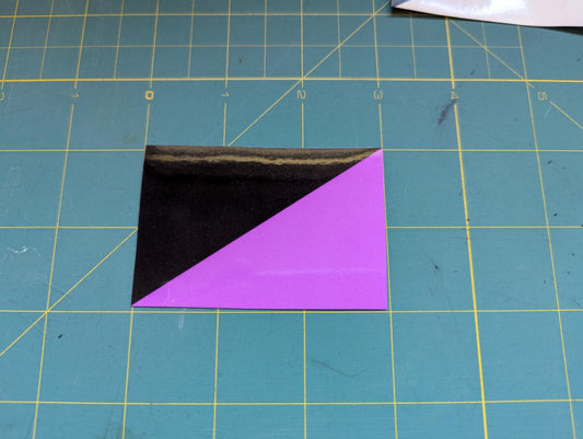 Queer Anarchism flag vinyl sticker