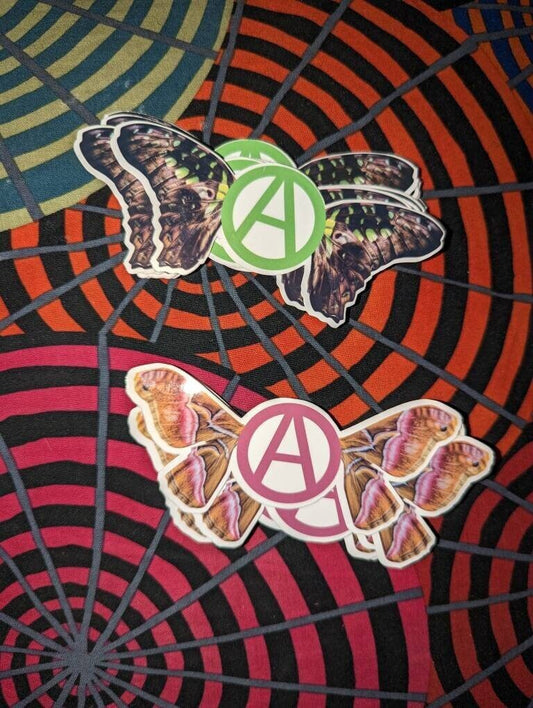 Butterfly Anarchy Stickers