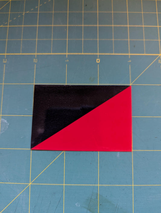 Industrial Syndicalism An. Com. Flag Sticker