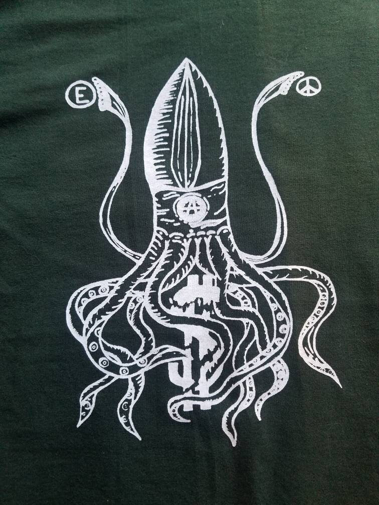 Squid Anarchy Shirt - Anti-capitalist Threads