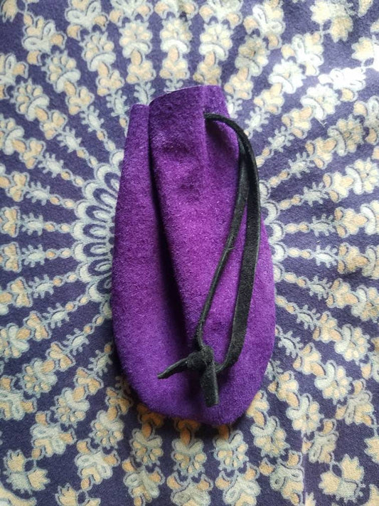 Witch’s Pocket: Hand-Stitched Leather Pouch