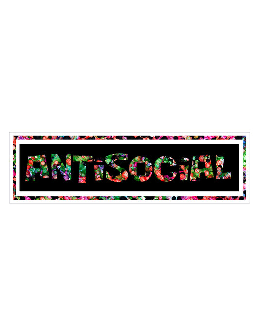 Bold Antisocial - Holographic Sticker (or magnet)