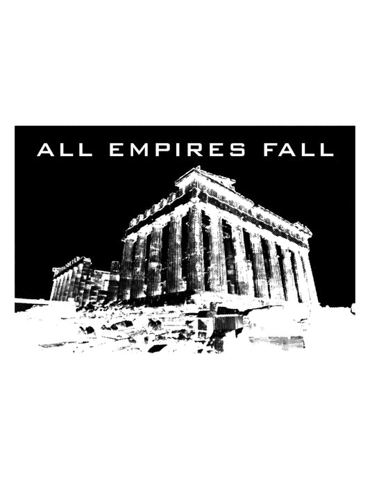 All Empires Fall - Back Patch