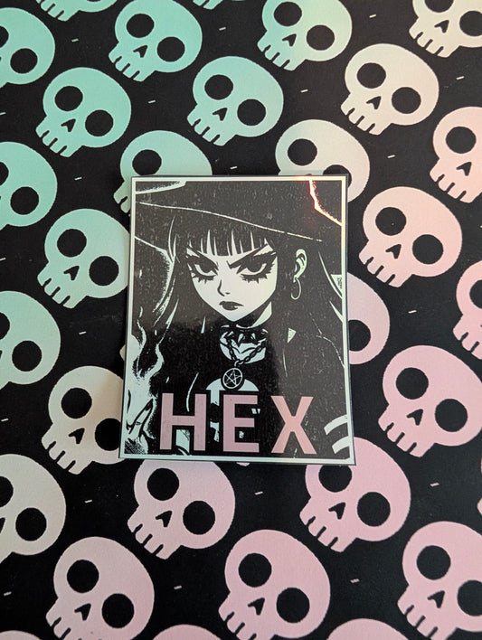 Hex - Echo Noir Vinyl Sticker - Unlimited Edition
