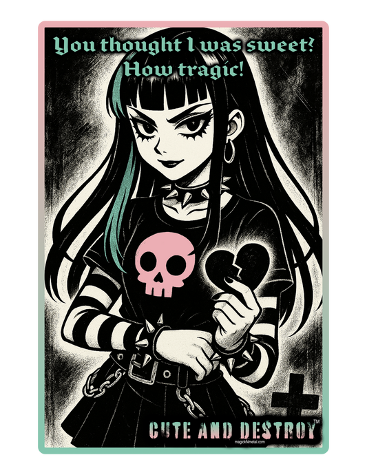 Sweet? Tragic. – Vinyl Sticker