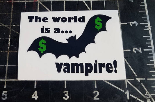 World Vampire Vinyl Sticker