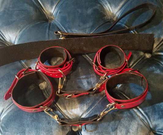 BDSM Bondage Collar- Quality Handmade from Genuine Leather - Made in the USA