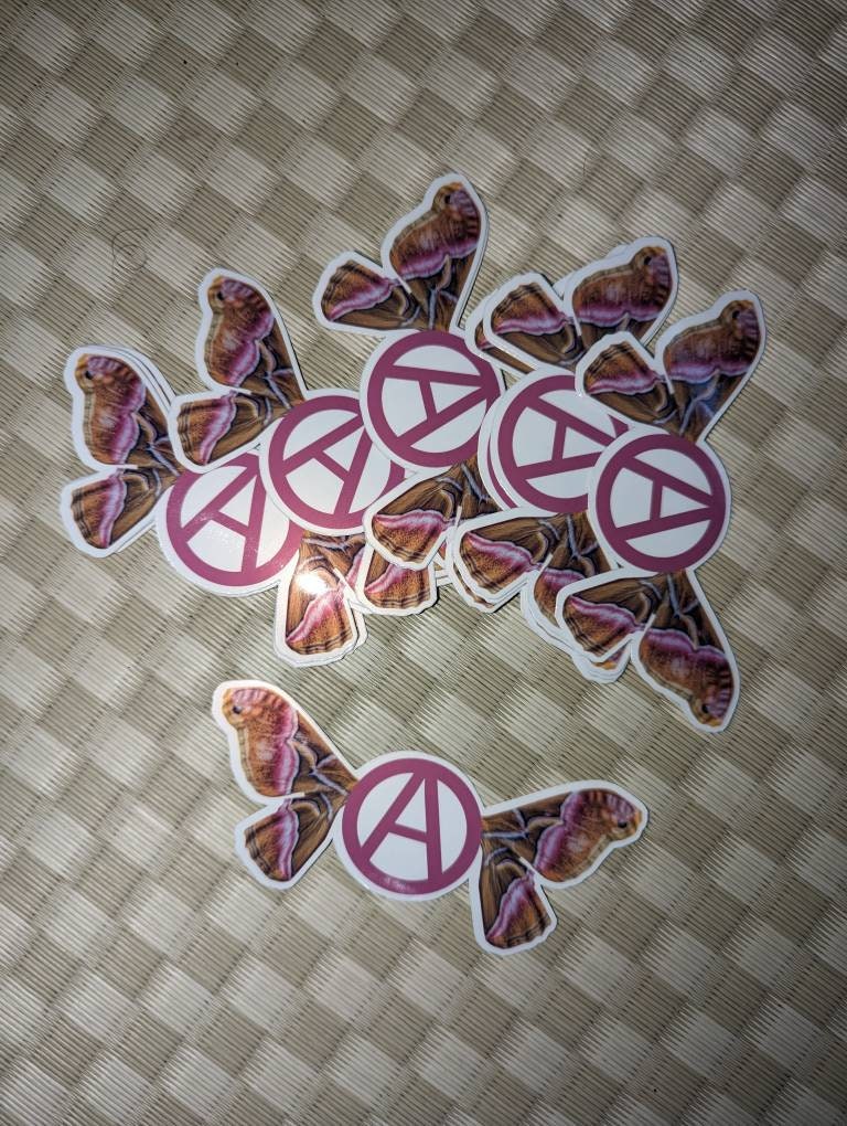 Butterfly Anarchy Stickers
