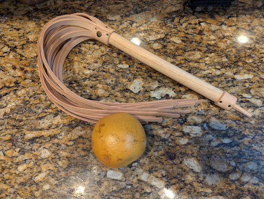 Handmade BDSM Flogger (14-28 tails) Split Suede