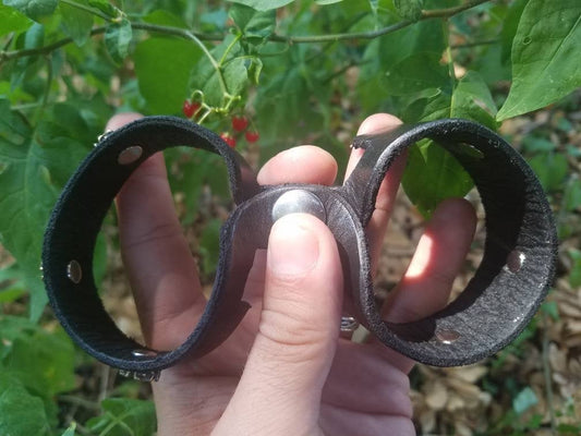 Leather Cuff - Handcuffs - BDSM Kink Jewelry