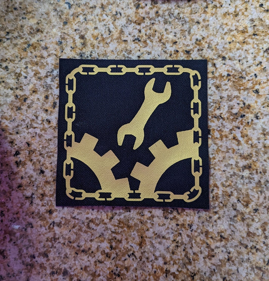 Sabotage patch - raw edge punk aesthetic
